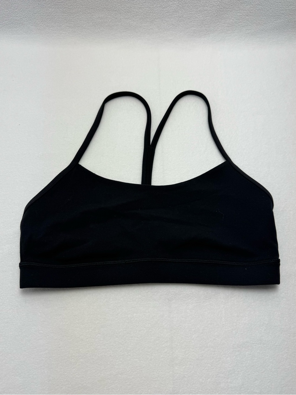 Lululemon Athletica Black Slim Double-Strap Sports Bra